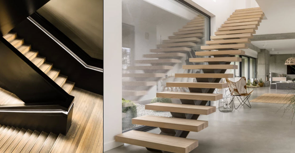 บันไดไม้